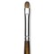 Silver Brush Monza Synthetic Mongoose Artist Brush - Long Handle, Short Filbert, Size 4